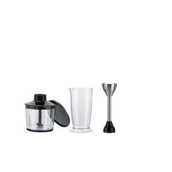SILVERCREST® Stabmixer-Set Kunststoff »SSMS 600 G7«, 4-teilig (Schwarz) - B-Ware sehr gut