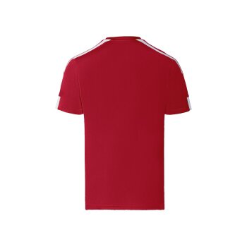adidas Herren T-Shirt Squadra, aus strapazierfähigem, recyceltem Polyester (rot, L) - B-Ware neuwertig