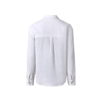 esmara® Damen Musselin-Bluse, mit Kentkragen (Weiß, 34) - B-Ware neuwertig