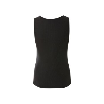 esmara® Damen Tops, 2 Stück, in modischer Ripp-Qualität (Schwarz, S(36/38)) - B-Ware neuwertig