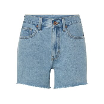 esmara® Damen Jeansshorts, hohe Leibhöhe (Blau, 44) - B-Ware sehr gut