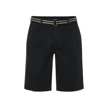 LIVERGY® Herren Shorts, mit abnehmbarem Gürtel (Schwarz, M (48/50)) - B-Ware neuwertig