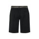 LIVERGY® Herren Shorts, mit abnehmbarem Gürtel (Schwarz, M (48/50)) - B-Ware neuwertig