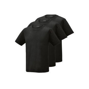 PARKSIDE® Herren T-Shirts, 3 Stück, mit HeiQ Mint Technologie (Schwarz, L (52/54)) - B-Ware neuwertig
