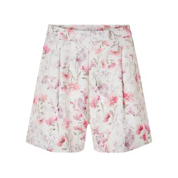 esmara® Damen Shorts in Leinenoptik (Muster Blumen, 36) - B-Ware neuwertig