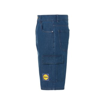 LIVERGY® Herren Jeansshorts aus reiner Baumwolle (Blau, 30) - B-Ware neuwertig