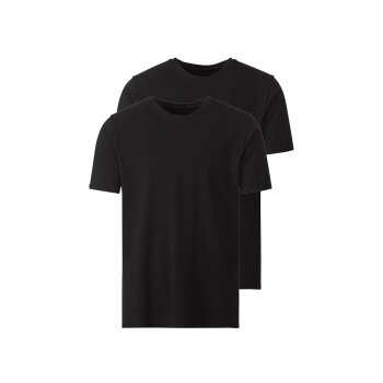 MEXX Herren Unterhemd-T-Shirt, 2 Stück, hoher...
