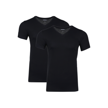 MEXX Herren Unterhemd-T-Shirt, 2 Stück...