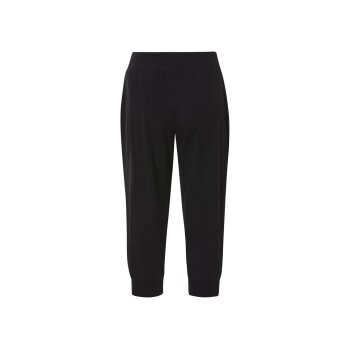 esmara® Damen Caprihose, aus robuster Heavy-Jersey-Qualität (Schwarz, S(36/38)) - B-Ware neuwertig