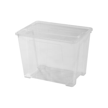 W5 Klarsichtbox + Deckel, 60 L - B-Ware neuwertig