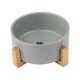 ZOOFARI® Futternapf / Doppelfutternapf (Einzelnapf, Grau) - B-Ware neuwertig