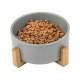 ZOOFARI® Futternapf / Doppelfutternapf (Einzelnapf, Grau) - B-Ware neuwertig