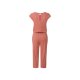 esmara® Damen Leinen-Jumpsuit, 3/4 Länge, mit Schlitz (Koralle, S(36/38)) - B-Ware Beschädigt