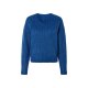 ESMARA® Damen-Grobstrick-Pullover, mit Wollanteil, M, blau - B-Ware neuwertig
