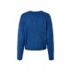 ESMARA® Damen-Grobstrick-Pullover, mit Wollanteil, M, blau - B-Ware neuwertig