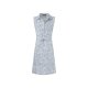 esmara® Damen Leinenkleid, tailliert geschnitten (blau, 40) - B-Ware neuwertig