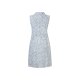 esmara® Damen Leinenkleid, tailliert geschnitten (blau, 40) - B-Ware neuwertig