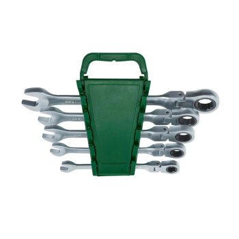 PARKSIDE® Gabel- und Ratschen-Ringschlüsselsatz (Gelenk 5tlg.) - B-Ware neuwertig