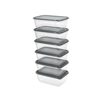 SILVERCREST® Frischhaltedosen-Sets, 4er/ 6er/ 8er/ 10er (6 x 2,0 l) - B-Ware sehr gut