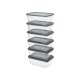 SILVERCREST® Frischhaltedosen-Sets, 4er/ 6er/ 8er/ 10er (6 x 2,0 l) - B-Ware sehr gut
