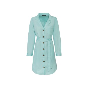 esmara® Damen Kleid, leger geschnitten (türkis,...