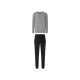 LIVERGY® Herren Pyjama, L (52/54), schwarz/grau - B-Ware sehr gut