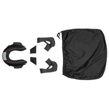 ULTIMATE SPEED® Klapphelm, L, schwarz - B-Ware neuwertig