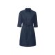 esmara® Damen Kleid, mit Leinen und Baumwolle (marine, 44) - B-Ware neuwertig