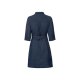 esmara® Damen Kleid, mit Leinen und Baumwolle (marine, 44) - B-Ware neuwertig