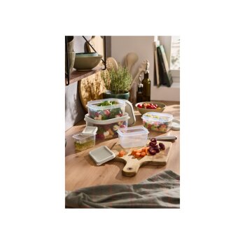 SILVERCREST® Frischhaltedosen-Set 5er (Rechteckig, Beige) - B-Ware neuwertig