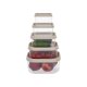 SILVERCREST® Frischhaltedosen-Set 5er (Rechteckig, Beige) - B-Ware neuwertig