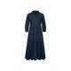 esmara® Damen Kleid, in modischer Midi-Länge (marine, 38) - B-Ware neuwertig