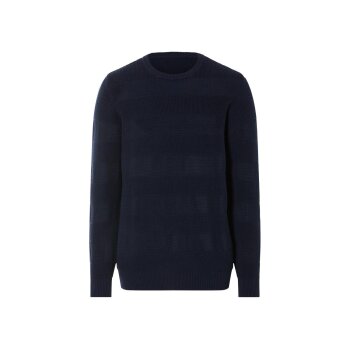 LIVERGY® Herren Strickpullover, leger geschnitten (Navy, XL (56/58)) - B-Ware neuwertig