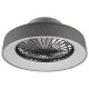 Reality Leuchten LED-Deckenleuchte mit Ventilator FARSUND (Grau) - B-Ware neuwertig
