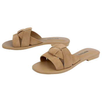 esmara® Damen-Pantoletten, 41, braun - B-Ware sehr gut