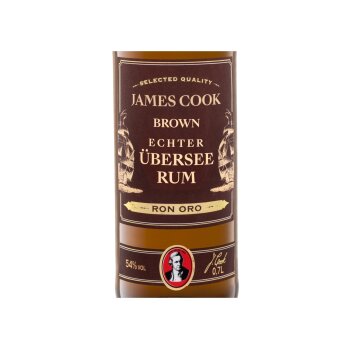 JAMES COOK Echter Übersee Rum 54% Vol