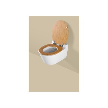 LIVARNO® WC-Sitz, Bambus - B-Ware Transportschaden...