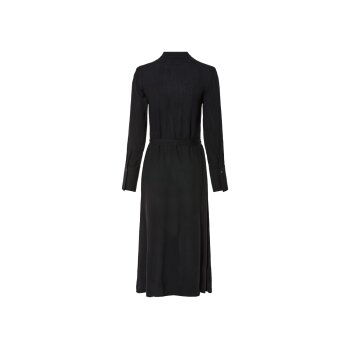esmara® Damen Blusenkleid, 3/4-Länge, mit Kentkragen (Schwarz, 42) - B-Ware neuwertig