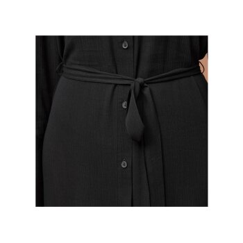 esmara® Damen Blusenkleid, 3/4-Länge, mit Kentkragen (Schwarz, 42) - B-Ware neuwertig