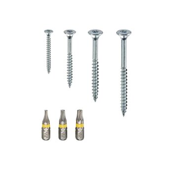 PARKSIDE® Schrauben-/Dübelsortiment (Spanplattenschrauben, 420-tlg.) - B-Ware neuwertig