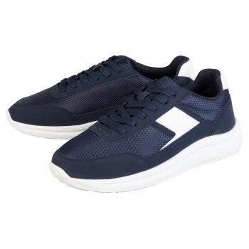 LIVERGY® Herren Freizeitschuhe mit Zungen- und Schaftrandpolsterung (Marine, 42) - B-Ware neuwertig