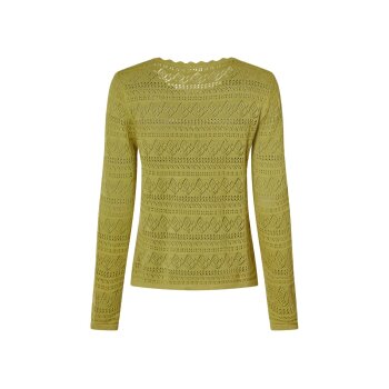 esmara® Damen Pullover, mit Leinen (Grün, L(44/46)) - B-Ware neuwertig