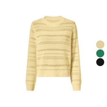 esmara® Damen Lochstrickpullover - B-Ware