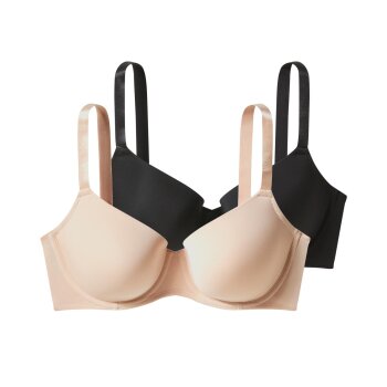 esmara® 2er Set Damen-Bügel-BHs, 90C,...