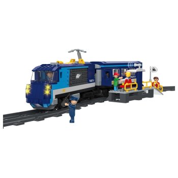 Playtive Clippys Güterzug / Passagierzug, vor- und...