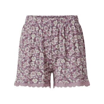 esmara® Damenpyjama, kurz, V-Ausschnitt, XL 48/50, Aubergine - B-Ware sehr gut