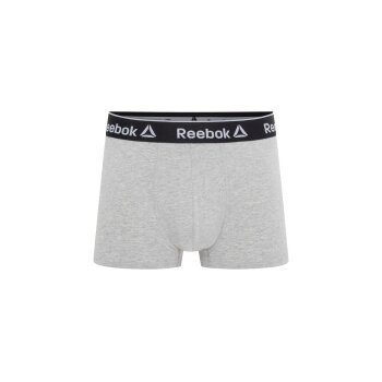 Reebok 2er Set Herren-Boxershorts, S, schwarz/grau - B-Ware neuwertig