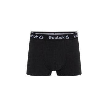 Reebok 2er Set Herren-Boxershorts, S, schwarz/grau - B-Ware neuwertig