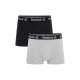 Reebok 2er Set Herren-Boxershorts, S, schwarz/grau - B-Ware neuwertig