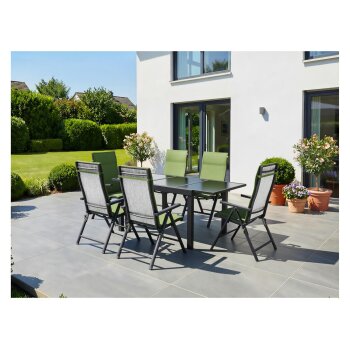 LIVARNO® Alu-Klappsessel »Houston« hellgrau-meliert, 2 Stück - B-Ware sehr gut